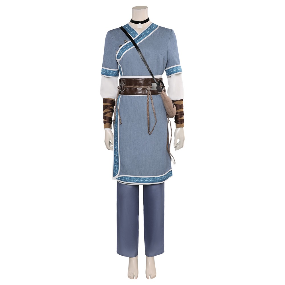 Avatar: The Last Airbender Katara Full Set Suit Cosplay Costume Halloween Carnival Outfit