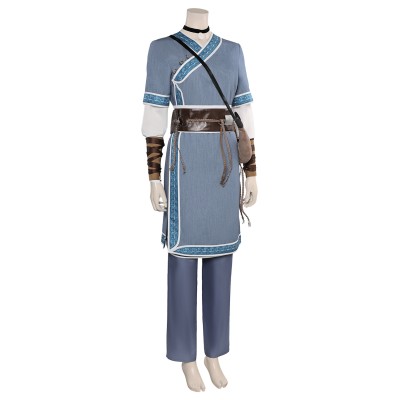 Avatar: The Last Airbender Katara Full Set Suit Cosplay Costume Halloween Carnival Outfit