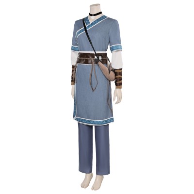 Avatar: The Last Airbender Katara Full Set Suit Cosplay Costume Halloween Carnival Outfit