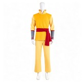 Avatar Aang Yellow Cosplay Costume Halloween Carnival Outfit