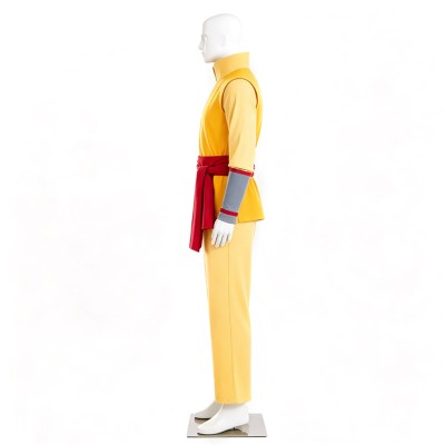 Avatar Aang Yellow Cosplay Costume Halloween Carnival Outfit