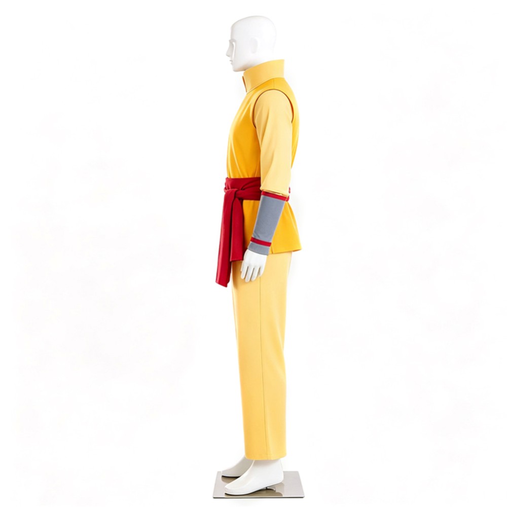 Avatar Aang Yellow Cosplay Costume Halloween Carnival Outfit
