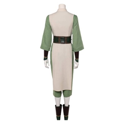 Avatar: The Last Airbender Toph Beifong Women White Cosplay Costume Halloween Carnival Outfit