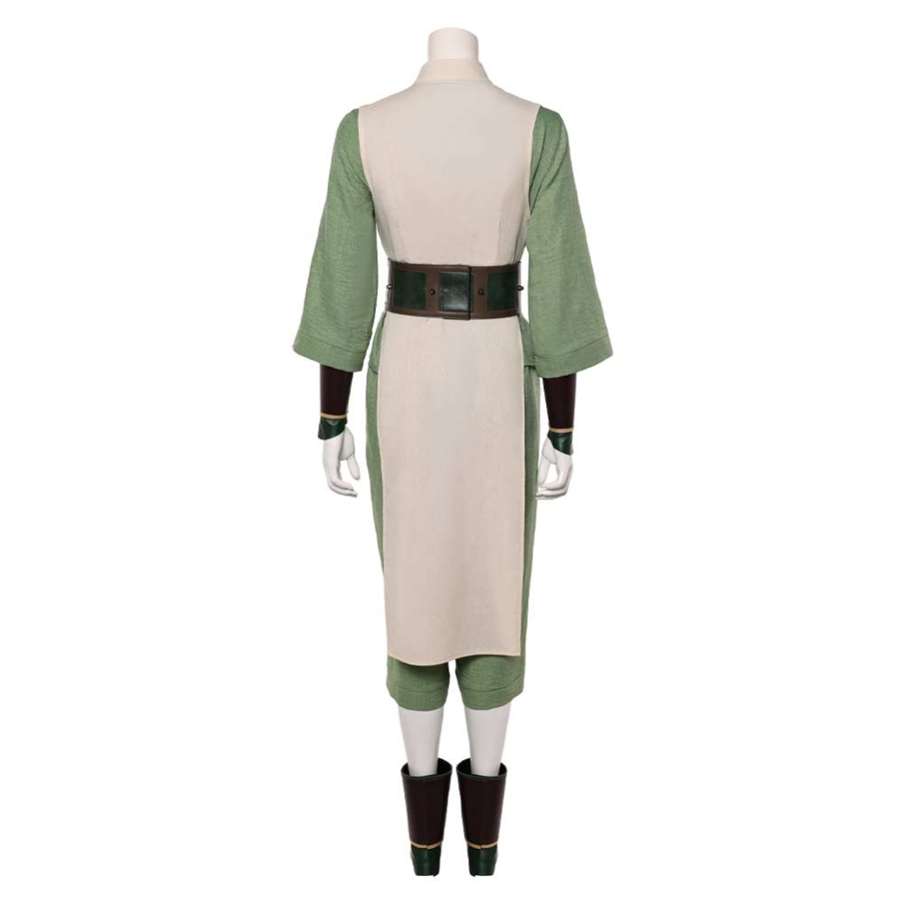 Avatar: The Last Airbender Toph Beifong Women White Cosplay Costume Halloween Carnival Outfit