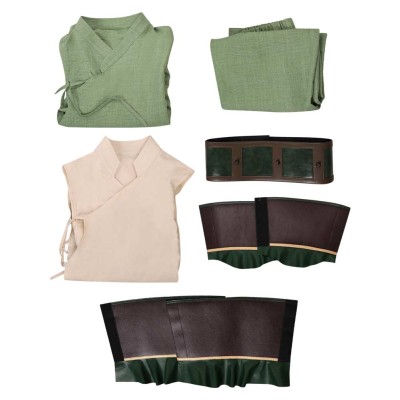 Avatar: The Last Airbender Toph Beifong Women White Cosplay Costume Halloween Carnival Outfit