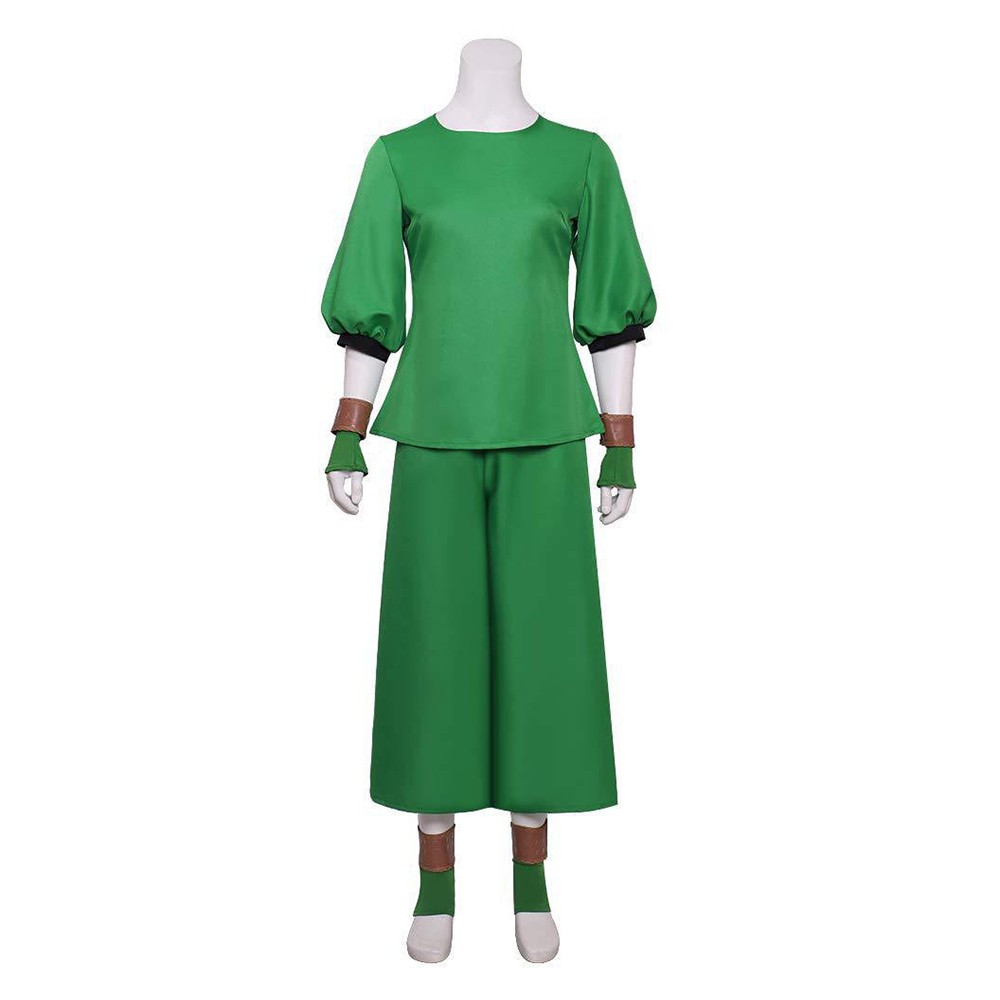 Avatar: The Last Airbender Toph Beifong Women Green Cosplay Costume Halloween Carnival Outfit