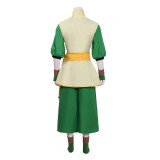 Avatar: The Last Airbender Toph Beifong Women Green Cosplay Costume Halloween Carnival Outfit