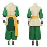 Avatar: The Last Airbender Toph Beifong Women Green Cosplay Costume Halloween Carnival Outfit