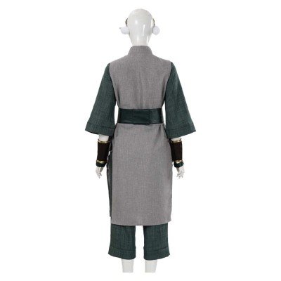 Avatar: The Last Airbender Toph Beifong Women Gray Cosplay Costume Halloween Carnival Outfit