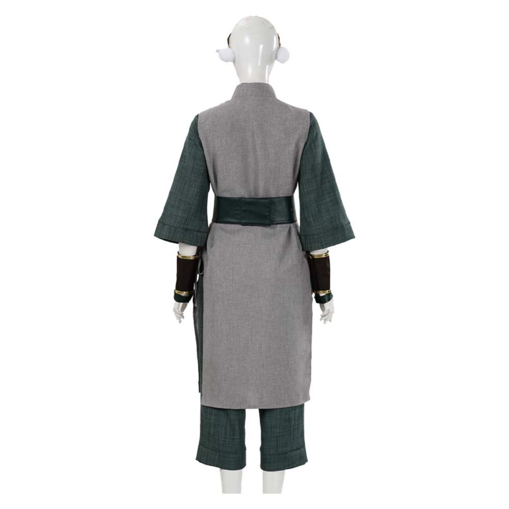 Avatar: The Last Airbender Toph Beifong Women Gray Cosplay Costume Halloween Carnival Outfit