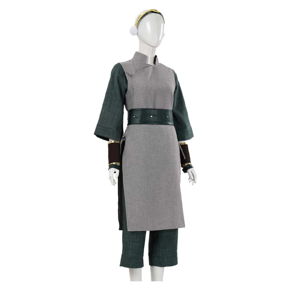 Avatar: The Last Airbender Toph Beifong Women Gray Cosplay Costume Halloween Carnival Outfit