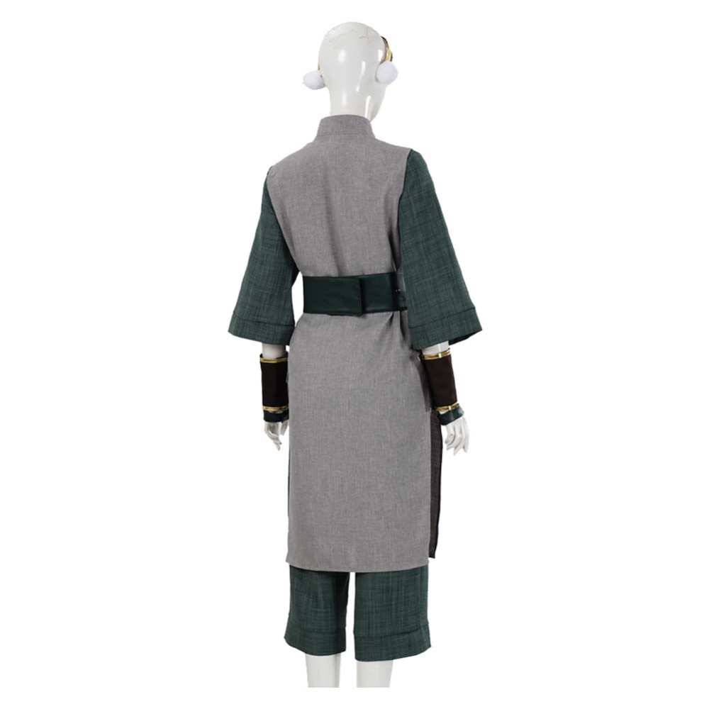 Avatar: The Last Airbender Toph Beifong Women Gray Cosplay Costume Halloween Carnival Outfit