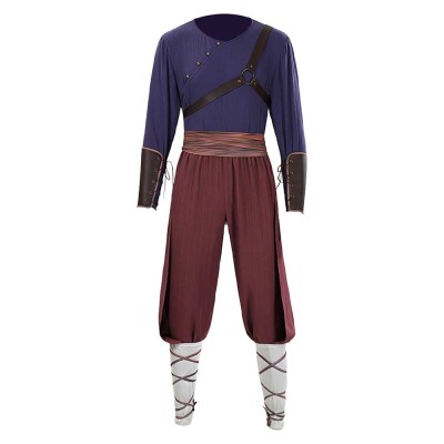 Avatar: The Last Airbender Season 2 Zuko Purple Training Cosplay Costume Halloween Carnival Outfit