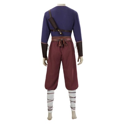 Avatar: The Last Airbender Season 2 Zuko Purple Training Cosplay Costume Halloween Carnival Outfit