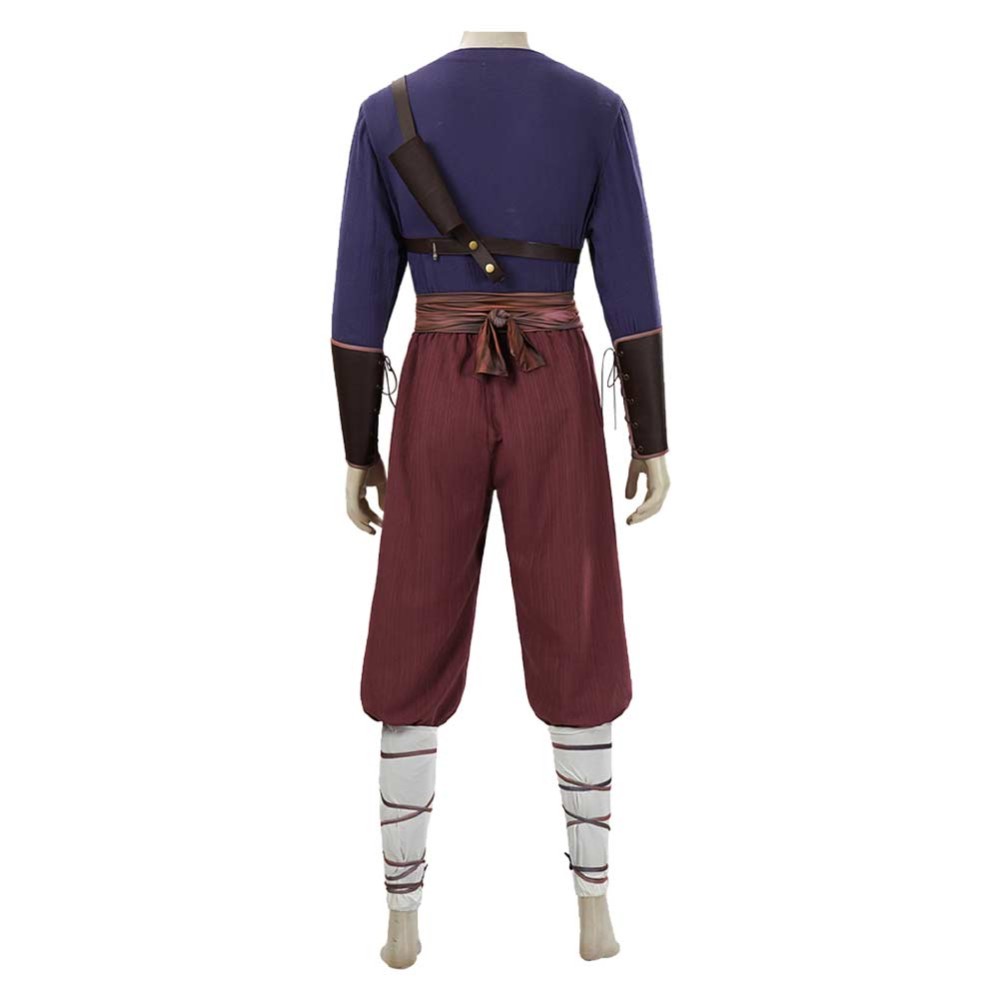 Avatar: The Last Airbender Season 2 Zuko Purple Training Cosplay Costume Halloween Carnival Outfit