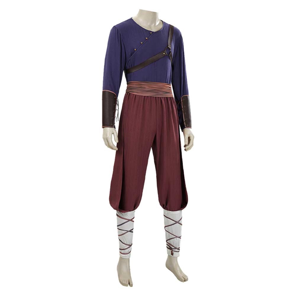 Avatar: The Last Airbender Season 2 Zuko Purple Training Cosplay Costume Halloween Carnival Outfit
