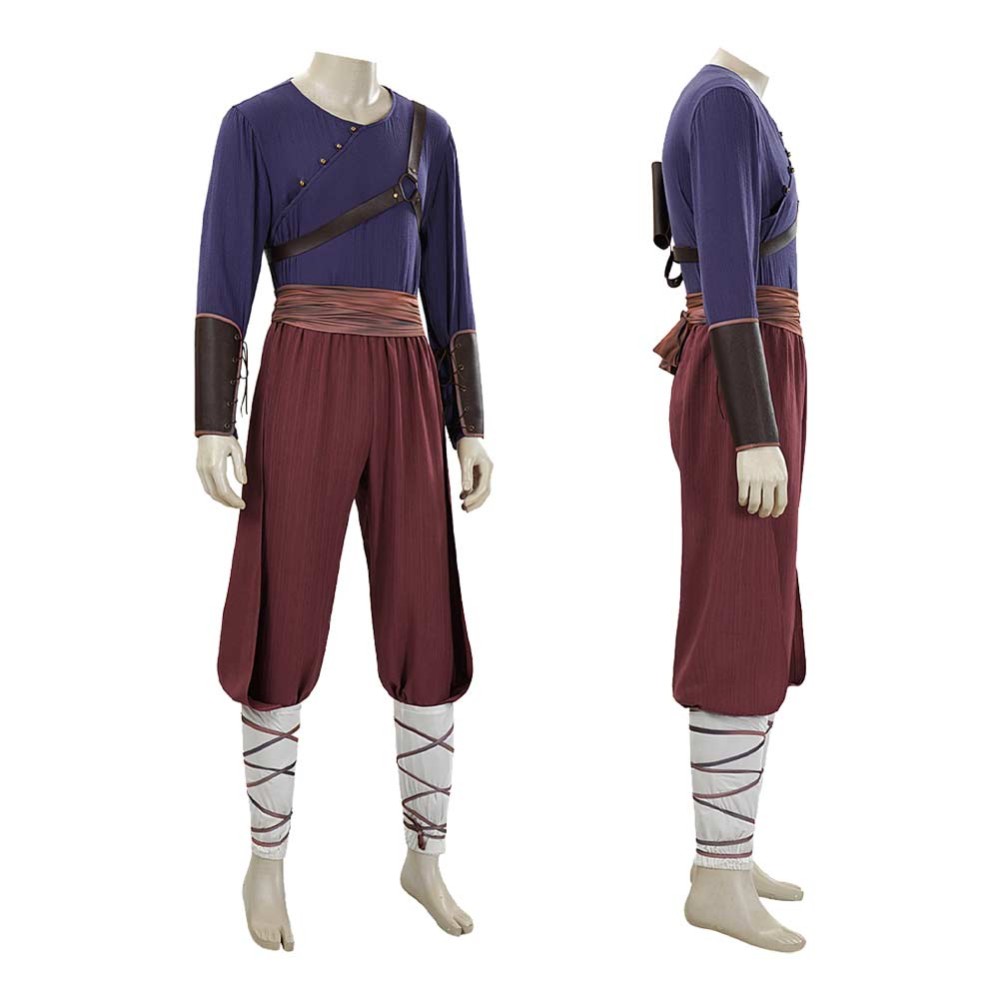 Avatar: The Last Airbender Season 2 Zuko Purple Training Cosplay Costume Halloween Carnival Outfit