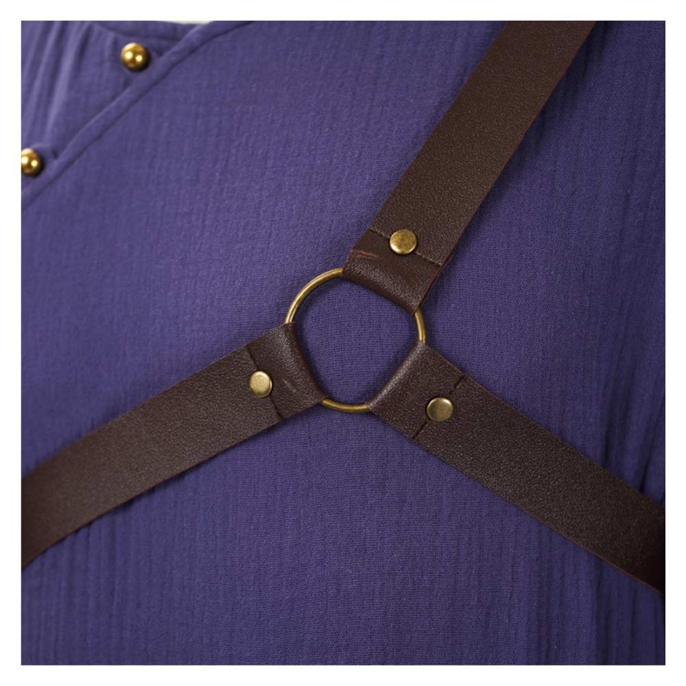 Avatar: The Last Airbender Season 2 Zuko Purple Training Cosplay Costume Halloween Carnival Outfit