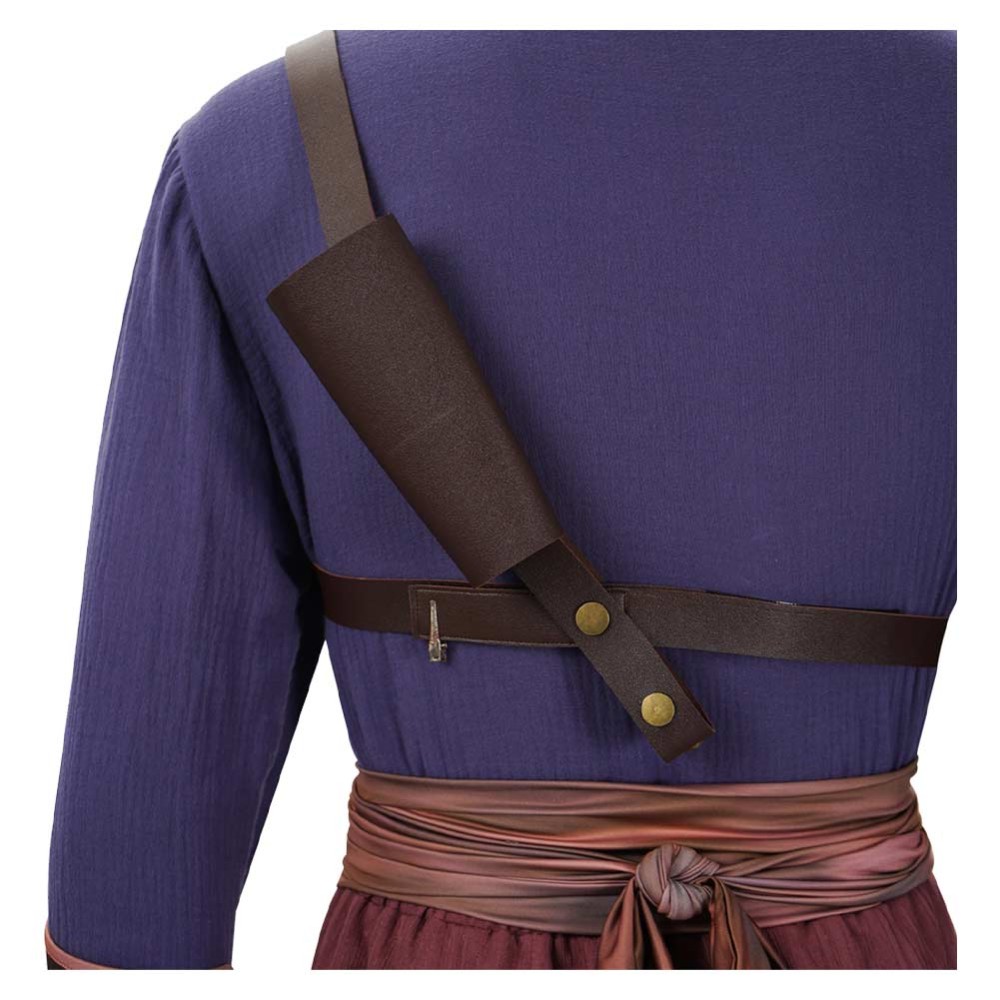 Avatar: The Last Airbender Season 2 Zuko Purple Training Cosplay Costume Halloween Carnival Outfit