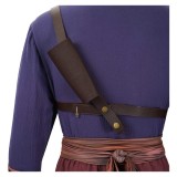 Avatar: The Last Airbender Season 2 Zuko Purple Training Cosplay Costume Halloween Carnival Outfit