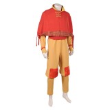 Avatar: The Last Airbender Season 2 Aang Brown Cosplay Costume Halloween Carnival Outfit