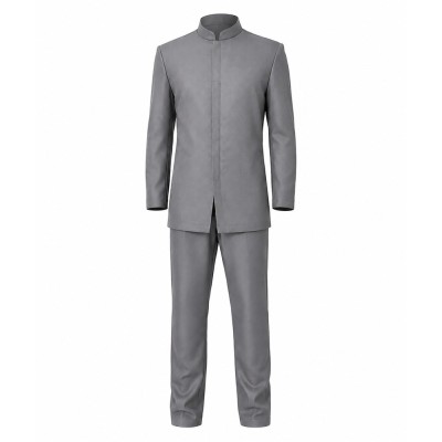 Austin Powers Dr. Evil Gray Cosplay Costume Halloween Carnival Outfit