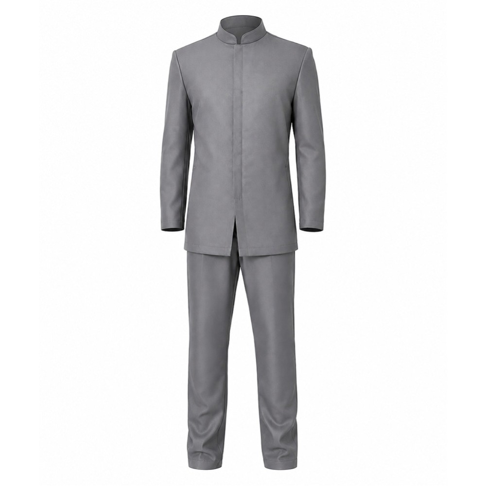 Austin Powers Dr. Evil Gray Cosplay Costume Halloween Carnival Outfit