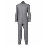 Austin Powers Dr. Evil Gray Cosplay Costume Halloween Carnival Outfit