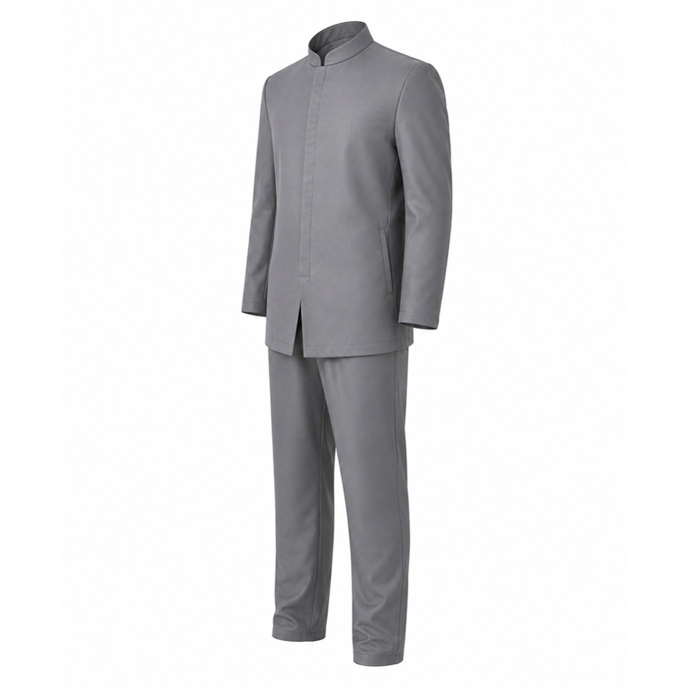 Austin Powers Dr. Evil Gray Cosplay Costume Halloween Carnival Outfit