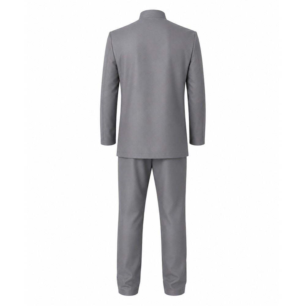 Austin Powers Dr. Evil Gray Cosplay Costume Halloween Carnival Outfit