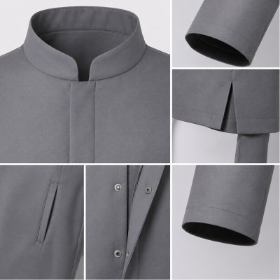 Austin Powers Dr. Evil Gray Cosplay Costume Halloween Carnival Outfit