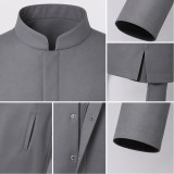 Austin Powers Dr. Evil Gray Cosplay Costume Halloween Carnival Outfit
