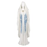 Attack of the Clones Padme Amidala White Cloak Party Cosplay Costume Halloween Carnival Outfit