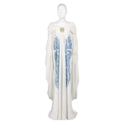 Attack of the Clones Padme Amidala White Cloak Party Cosplay Costume Halloween Carnival Outfit