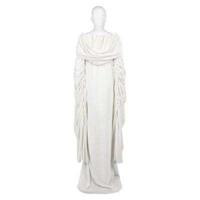 Attack of the Clones Padme Amidala White Cloak Party Cosplay Costume Halloween Carnival Outfit