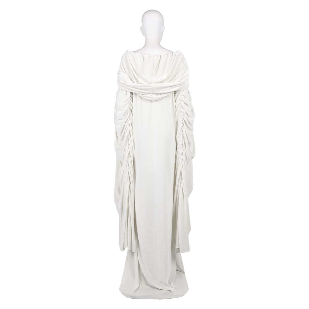 Attack of the Clones Padme Amidala White Cloak Party Cosplay Costume Halloween Carnival Outfit