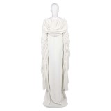 Attack of the Clones Padme Amidala White Cloak Party Cosplay Costume Halloween Carnival Outfit