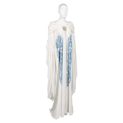Attack of the Clones Padme Amidala White Cloak Party Cosplay Costume Halloween Carnival Outfit