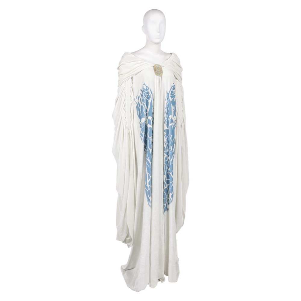 Attack of the Clones Padme Amidala White Cloak Party Cosplay Costume Halloween Carnival Outfit