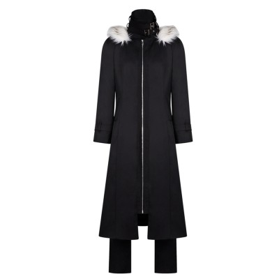 Atsushi Nakajima Black Overcoat Cosplay Costume Halloween Carnival Outfit