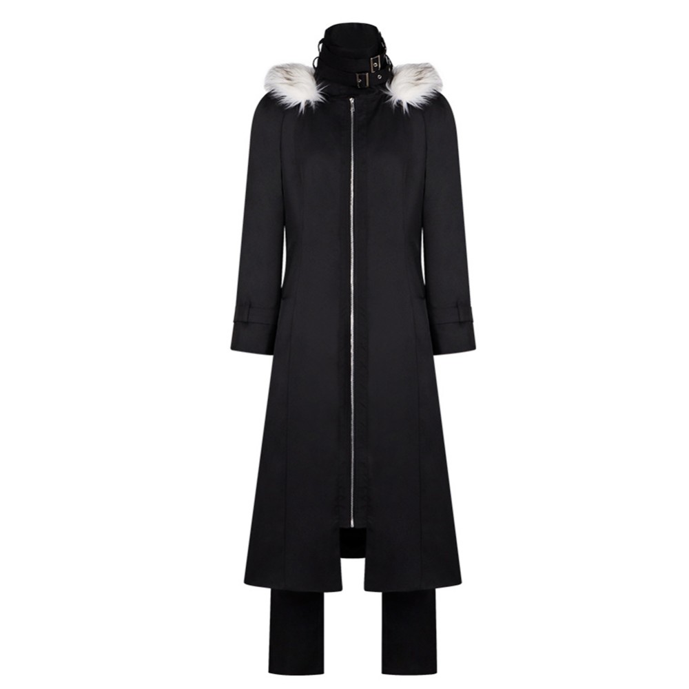Atsushi Nakajima Black Overcoat Cosplay Costume Halloween Carnival Outfit