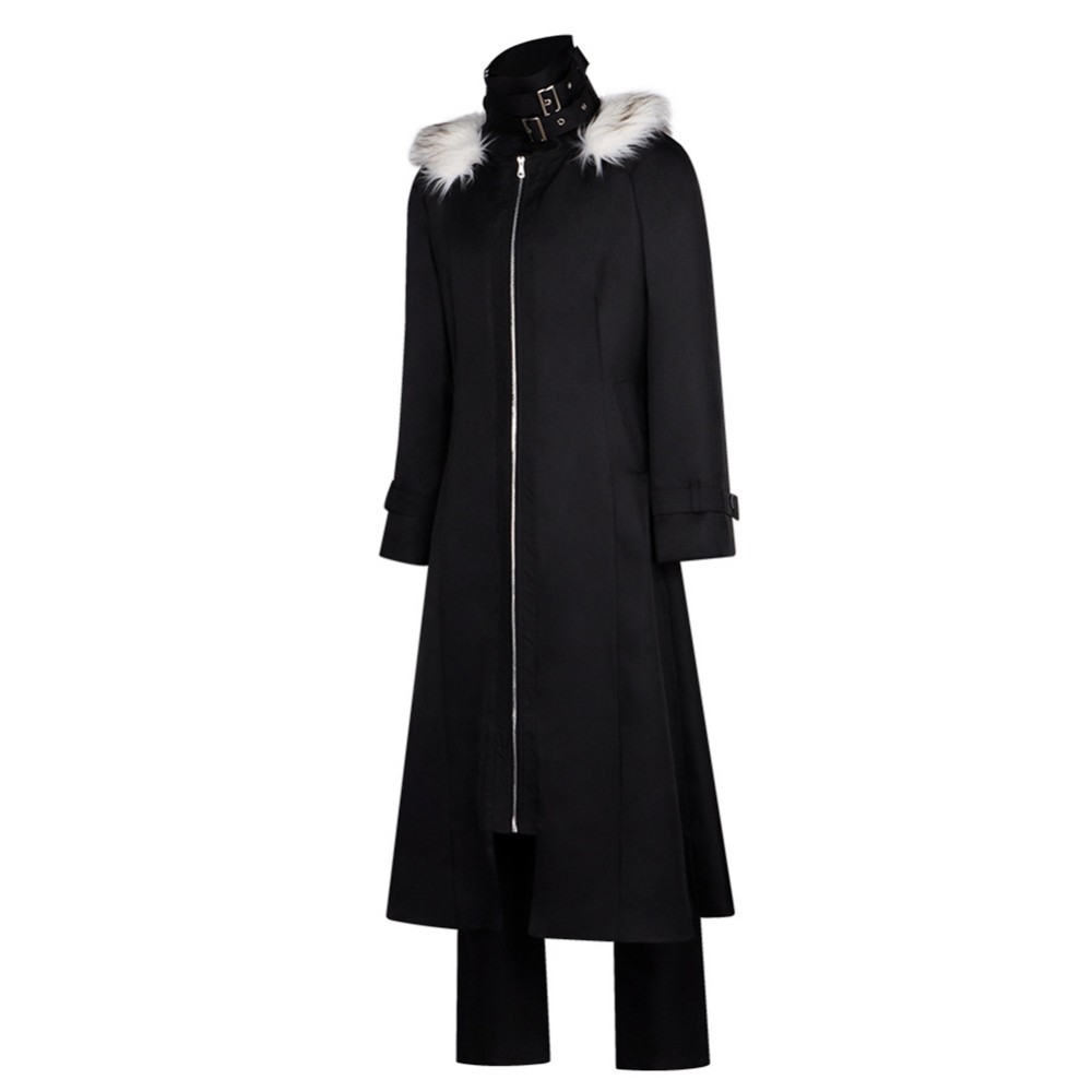 Atsushi Nakajima Black Overcoat Cosplay Costume Halloween Carnival Outfit
