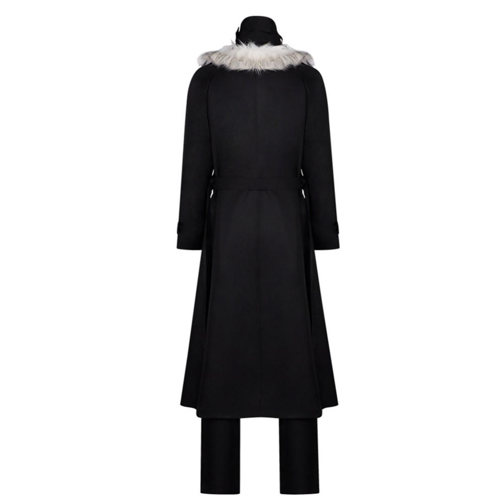 Atsushi Nakajima Black Overcoat Cosplay Costume Halloween Carnival Outfit