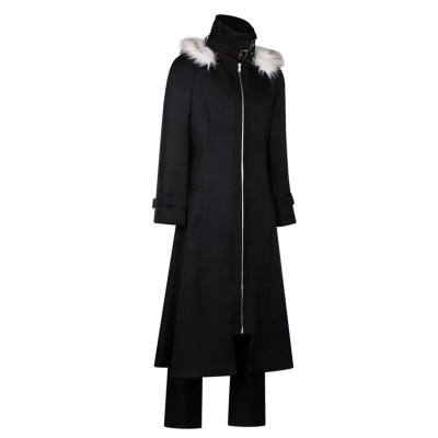 Atsushi Nakajima Black Overcoat Cosplay Costume Halloween Carnival Outfit