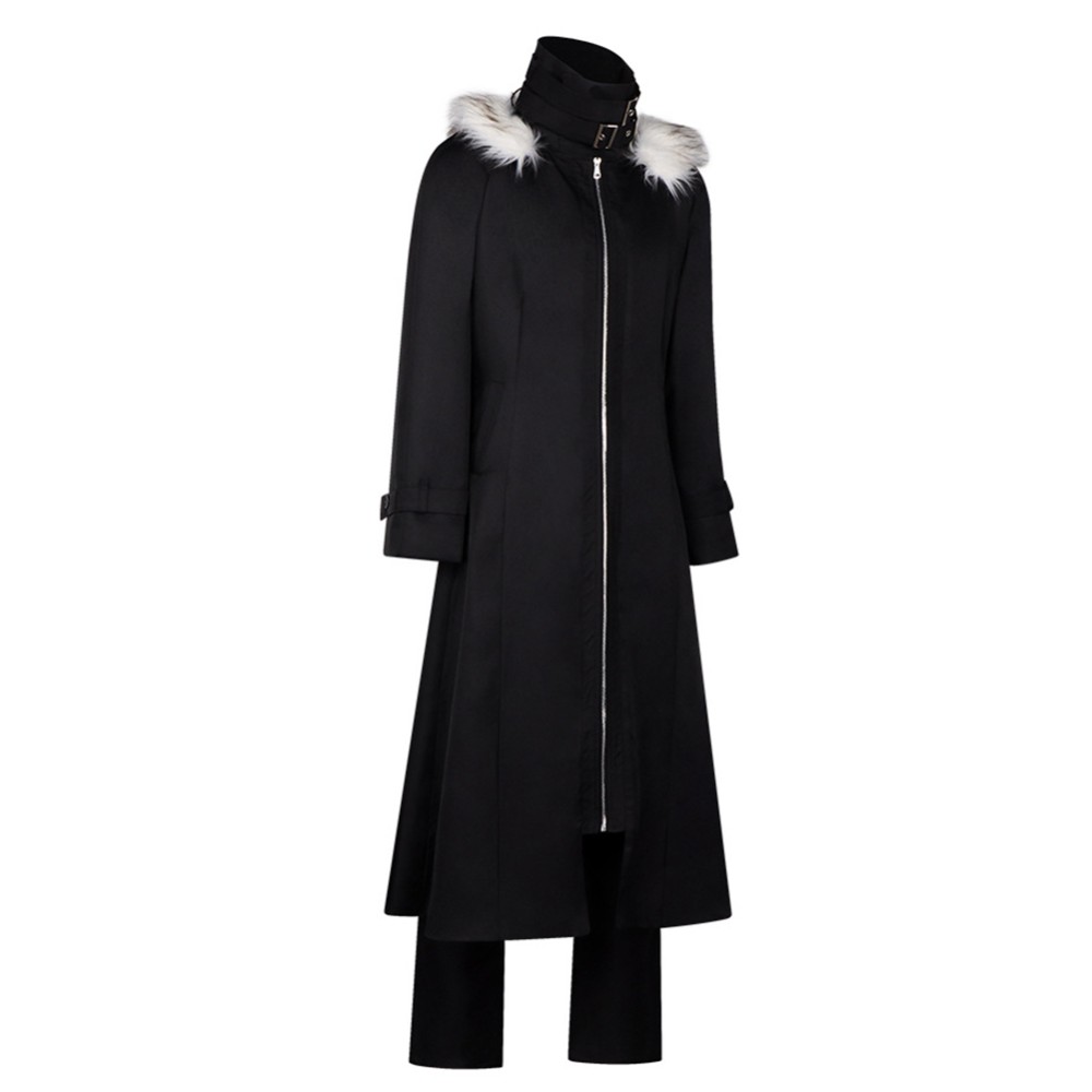 Atsushi Nakajima Black Overcoat Cosplay Costume Halloween Carnival Outfit