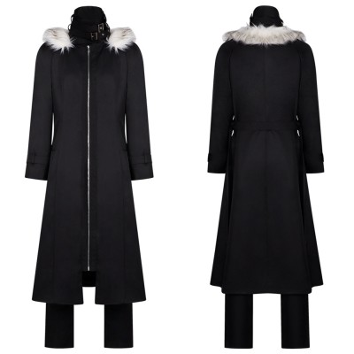 Atsushi Nakajima Black Overcoat Cosplay Costume Halloween Carnival Outfit