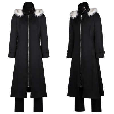 Atsushi Nakajima Black Overcoat Cosplay Costume Halloween Carnival Outfit