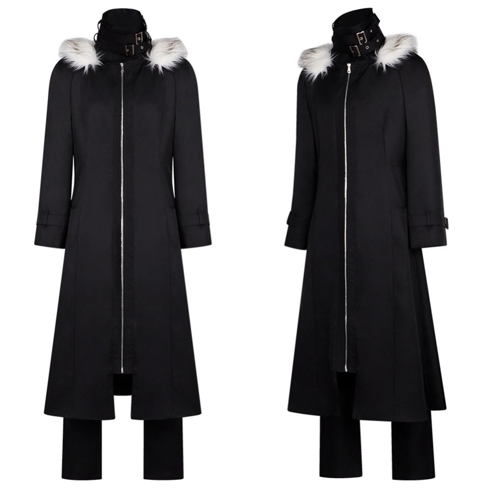Atsushi Nakajima Black Overcoat Cosplay Costume Halloween Carnival Outfit