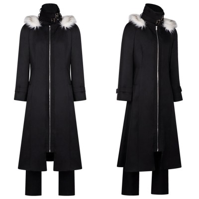 Atsushi Nakajima Black Overcoat Cosplay Costume Halloween Carnival Outfit