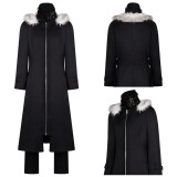 Atsushi Nakajima Black Overcoat Cosplay Costume Halloween Carnival Outfit